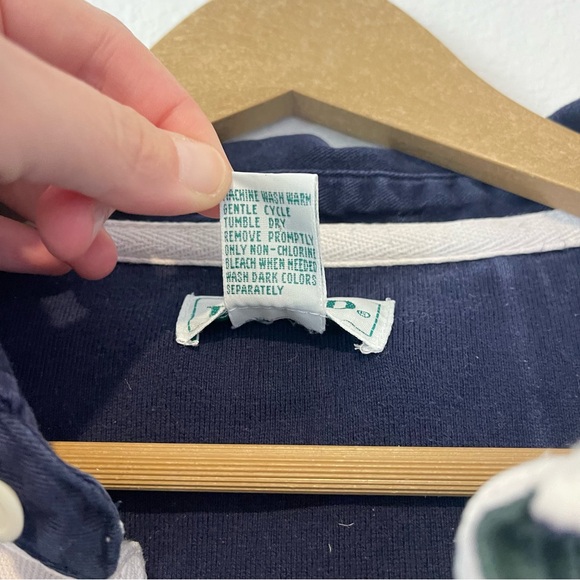 Mens Vintage Izod Sport Rugby Polo Shirt sz XL Colorblock Long Sleeve 90s 80s - Picture 5 of 13